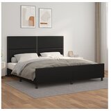  Okvir za krevet s uzglavljem crni 200x200 cm od umjetne kože | shoptok.hr