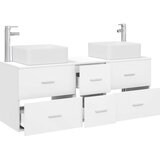  Set ormarića za kupaonicu 3 kom. Bijela 49,5 x 41 x 63 cm | shoptok.hr