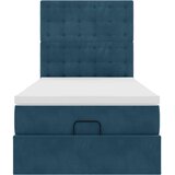  Okvir kreveta s madracima tamnoplavi 80x200cm baršunasti | shoptok.hr