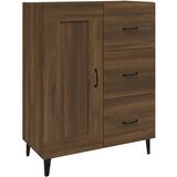 Maison Chic Komoda - Predalnik rjavi hrast 69,5x34x90 cm konstruiran les, (21717527) Cene