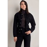 Legendww zenska jeans jakna sa pojasom na ledjima Cene