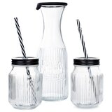  Bokal sa teglama SOMA 1l set 3/1 - Transparent - HML u