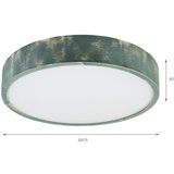  Brilagi - Plafonsko svetlo PINO 3xE27/15W/230V borovina/zelena prečnik 47,5 cm | Eponuda.com
