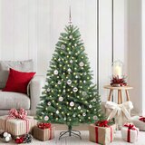  Umjetno božićno drvce s nogom Zelena 150 cm PVC i metal | shoptok.hr