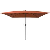 vidaXL Kvadratni vrtni senčnik 295x245 cm Terracotta | Shoptok.si