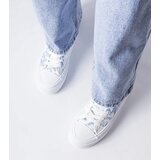 Gemre White sneakers with a blue accent Blais | Shoptok.si