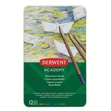 DERWENT boje drvene aquarelle 12boja u metalnoj kutiji academy 2301941 | ePonuda.com