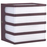  LED spoljašnje zidno svetlo LED/8W/230V IP65 3000K braon | Eponuda.com
