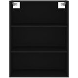  Visoka komoda crni 69,5x34x180 cm konstruirano drvo | Eponuda.com