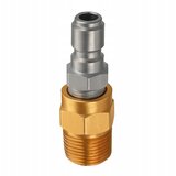 Rosfix M22M–3/8 Hitro Spojka Vtič – Zunanji Navoj M22, 3/8", Pocinkana Jeklo | Za Airless Brizgalne Naprave, Pištole, Brizgalne Cevi, (5000222899) | Shoptok.si