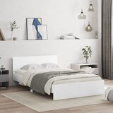  Okvir kreveta s uzglavljem bijeli 120 x 190 cm | shoptok.hr