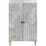  Ormar za cipele ALKMAAR 59 5 x 39 5 x 90 cm Konstruirano drvo - Betonska siva | shoptok.hr
