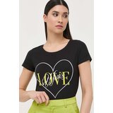 Morgan Kratka majica ženski, črna barva | Shoptok.si