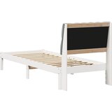  Krevetni okvir s tapiciranim uzglavljem Bijelo 75 x 190 cm | shoptok.hr