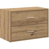 Ormarić s 2 ladice boja hrast 60x31x40 cm konstruirano drvo | shoptok.hr
