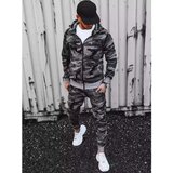 DStreet Dark gray men's camo tracksuit AX0623 | shoptok.hr