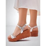 Resti Women's wedge sandals with rhinestones and glitter Aurora Glow | shoptok.hr