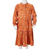  Dječja haljina boja konjaka 116 | shoptok.hr