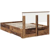  Krevetna konstrukcija Staro drvo 120 x 190 cm Konstruirano drvo | shoptok.hr