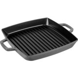 Staub grill pan induction squared 28cm Graphite Grey | shoptok.hr