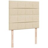 vidaXL Krevet box spring s madracem krem 120 x 190 cm od tkanine | shoptok.hr