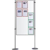 eurokraft basic informacijska stena, enodelno - jeklena pločevina z oblogo, šxv 800 x 1500 mm | Shoptok.si