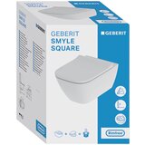 Geberit KOGEGESSD01CR smyle square wc školjka s podometnim splakovalnikom duofix 458.103.00.1 Delta01 | Shoptok.si