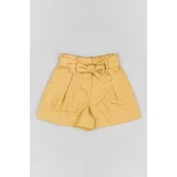 Zippy Dječje kratke hlače boja: bež, glatki materijal, podesivi struk