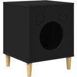 vidaXL Mačja Kuća Crna 42 5 x 40 x 53 cm Konstruirano drvo Cijene
