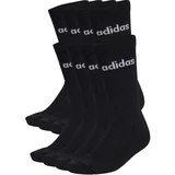 Sportske čarape 'LINEAR CUSHIONED CREW SOCK 10 PAIR PACK' crna