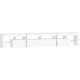 TV ormarić s LED svjetlima bijeli 230x36 5x40 cm | shoptok.hr