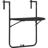 Viseći balkonski stol crni 60 x 64 x 83,5 cm plastični | shoptok.hr