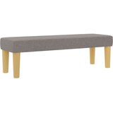 vidaXL krevetna podloga s madracem i klupom Taupe 120x200 cm Tkanina | shoptok.hr