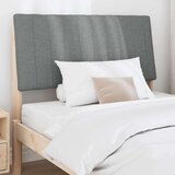 vidaXL tapecirani uzglavlje tamno siva 100 cm čvrsto borovo drvo | shoptok.hr