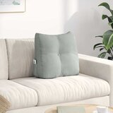  Jastuk za leđa Svijetlo siva 45 x 24 x 50 cm Baršun | shoptok.hr