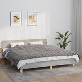 vidaXL Teška deka siva 155x220 cm 11 kg od tkanine u
