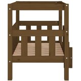 Krevet za pse boja meda 75,5 x 63,5 x 70 cm od masivne borovine | shoptok.hr