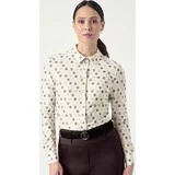 Majica z dolgimi rokavi Valerie, Offwhite Monogram - XS