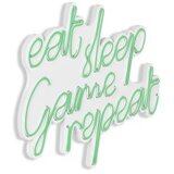 WALLXPERT dekorativna plastična led rasveta eat sleep game repeat green | ePonuda.com
