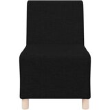  Modularna sofa bez naslona 2 pcs Crna 55 x 74 x 82 cm tkanina | shoptok.hr