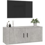  Zidni TV ormarić siva boja betona 100x34 5x40 cm | shoptok.hr