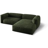Micadoni Zelena kutna garnitura od bouclé tkanine (s desnim kutom) Martina – Home | shoptok.hr