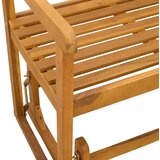  Vrtna Ležaljka Prirodna 110 x 59 x 97 cm Čvrsto drvo akacije | shoptok.hr
