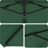  Senčnik Zelena 372 x 198 x 243 cm Poliester in aluminij, (5000187737) | Shoptok.si