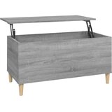  Klubska mizica siva sonoma 90x44,5x45 cm inženirski les, (20712294) | Shoptok.si