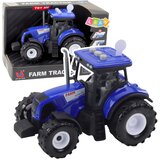  Traktor za igro Farm z zvočnimi in svetlobnimi učinki 1:36 - modra | Shoptok.si