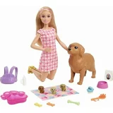 Barbie s psom in kužki