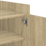  Stolić za kavu boja hrasta 80 x 50 x 50 cm konstruirano drvo | shoptok.hr