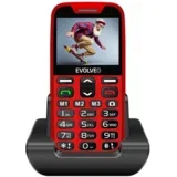 - EasyPhone XR 4G, mobilni telefon za seniore, crvene boje