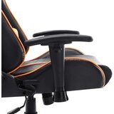  Gaming stol črno in oranžno umetno usnje, (20701278) | Shoptok.si